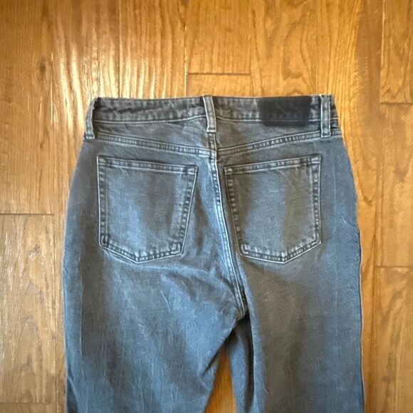 Abercrombie & Fitch curve love huge rise skinny black wash jeans size 28/6 short - Picture 9 of 10